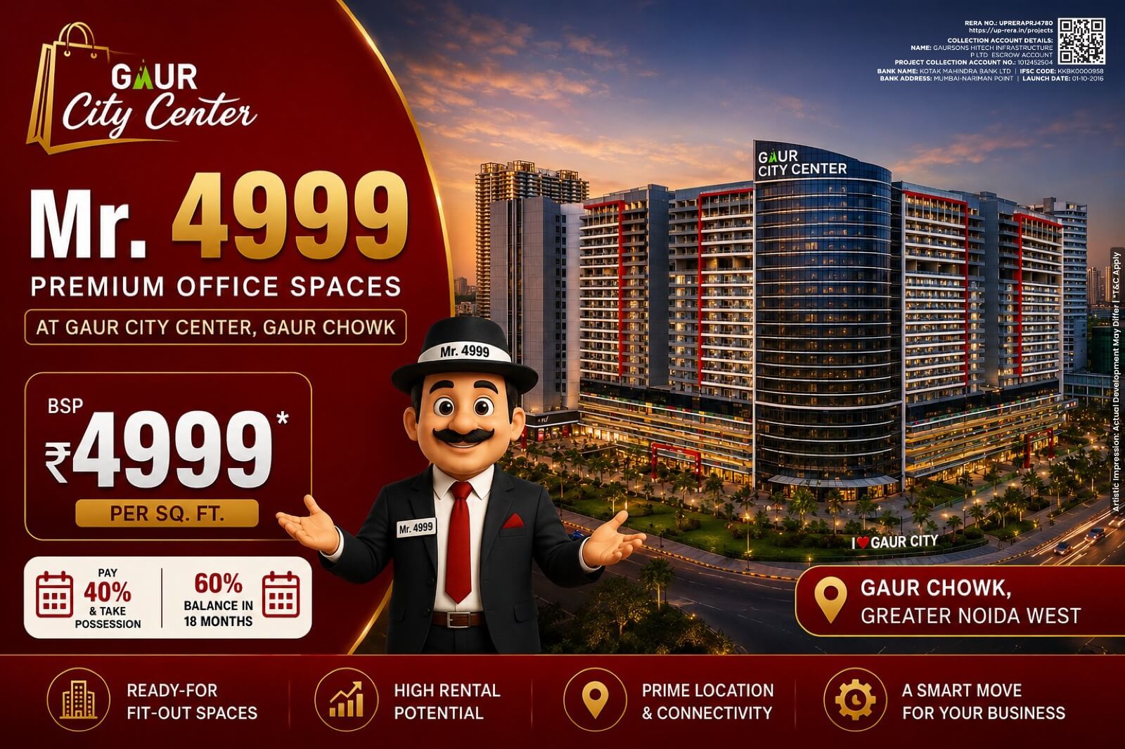 Mr. 4999 Premium Office Spaces